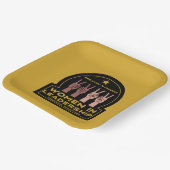 Vrouwen in leiderschap papieren bordje (Gebogen)