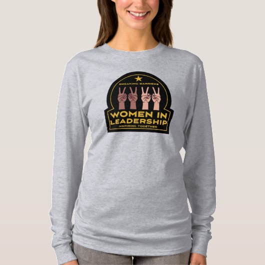 Vrouwen in leiderschap t-shirt (Voorkant)