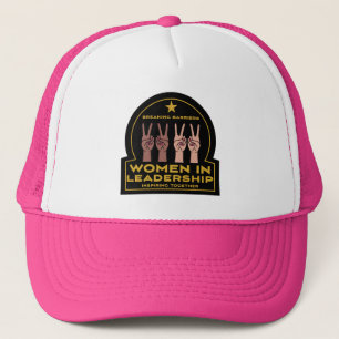 Vrouwen in leiderschap trucker pet