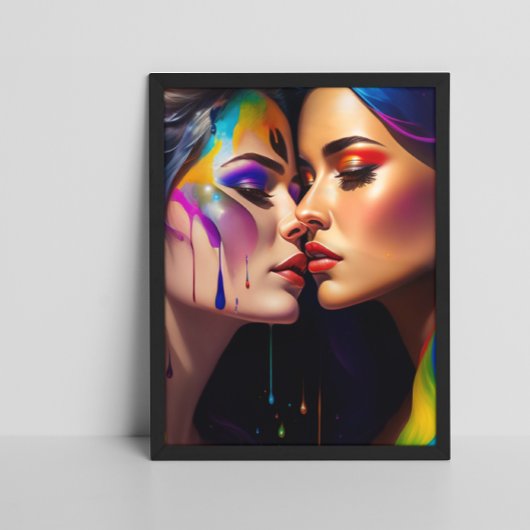 Vrouwen in liefde poster