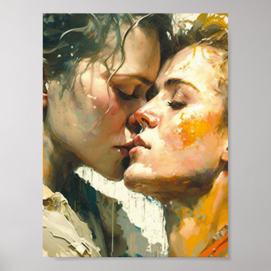 Vrouwen in liefde poster (Voorkant)