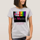 Vrouwen in Media T-shirt Grijs (Voorkant)