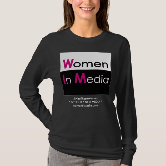 Vrouwen in Media Tee Shirt met lange mouwen (Voorkant)