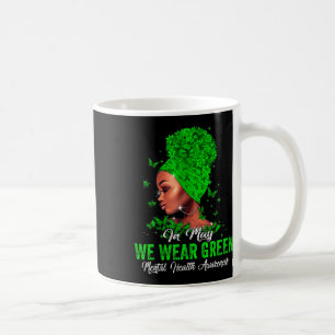 Vrouwen In mei Draag we een groen bewustzijn van g Koffiemok