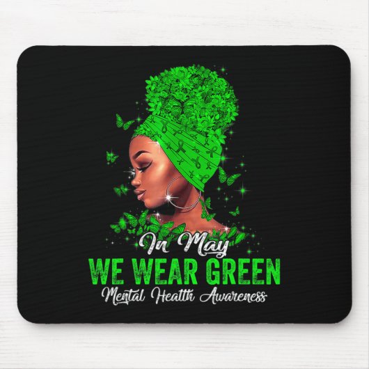 Vrouwen In mei Draag we een groen bewustzijn van g Muismat (Voorkant)