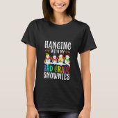 Vrouwen in mijn 3e klas Snowmies leraar T-shirt (Voorkant)