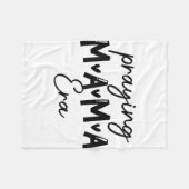 Vrouwen in mijn biddende mama tijdperk moeder Chri Fleece Deken (Voorkant (Horizontaal))