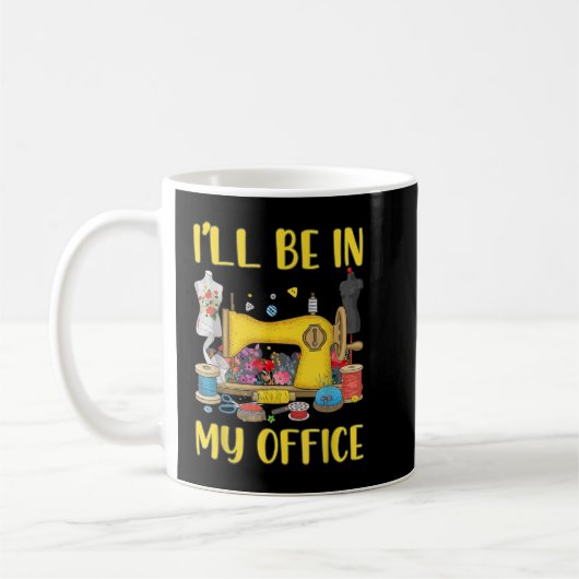 Vrouwen in mijn Kantoor naaimachine Koffiemok (Links)