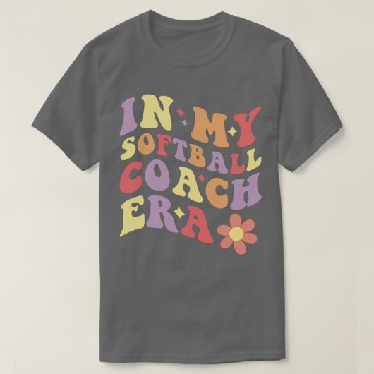 Vrouwen in mijn softbal coach tijdperk grappig t-shirt (Design voorkant)