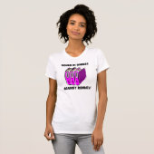 Vrouwen in multomappen tegen Romney T-shirt (Voorkant volledig)