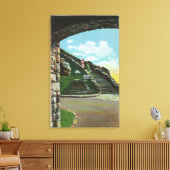 Vrouwen in neerwaartse richting van de top canvas afdruk (Insitu (Woonkamer))