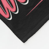 Vrouwen in oktober Draag roze lintje Husky Breast Fleece Deken (Hoek)