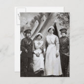 Vrouwen in oorlog, 1914-18 briefkaart (Voorkant / Achterkant)