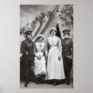 Vrouwen in oorlog, 1914-18 poster