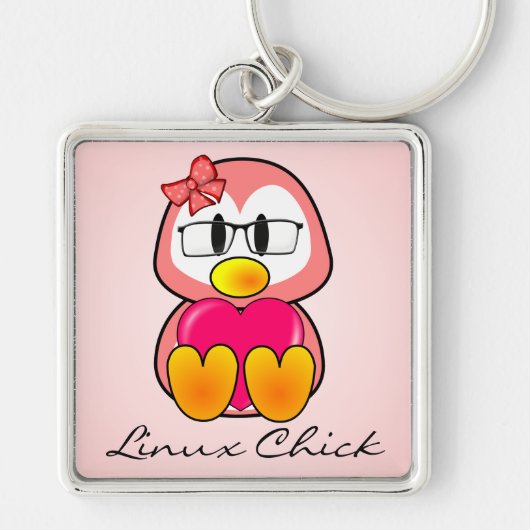 Vrouwen in open-source computertechnologieën sleutelhanger (Voorkant)