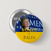 Vrouwen in Palin Ronde Button 5,7 Cm (Voorkant /achterkant)
