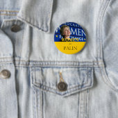 Vrouwen in Palin Ronde Button 5,7 Cm (In situ)