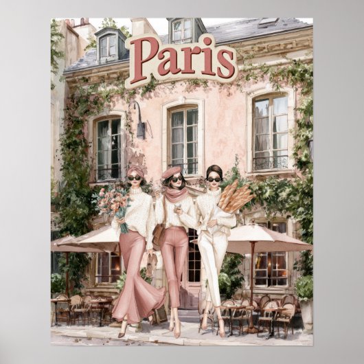 Vrouwen in Parijs Poster (Voorkant)