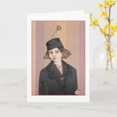 Vrouwen in Petten - Valentijnsdag Kaart (Gele Bloem)