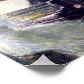 Vrouwen in Piano door Childe Hassam Poster (Hoek)