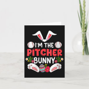 Vrouwen in Pitcherl Baseball Easter Eggs Kostuum H Kaart