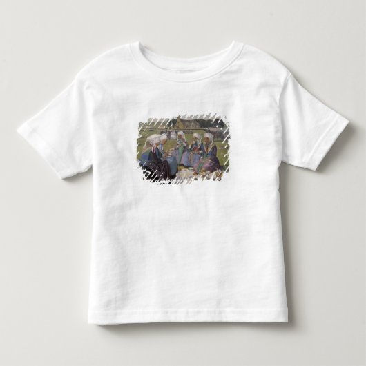 Vrouwen in Plougastel Kinder Shirts (Voorkant)