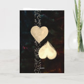 Vrouwen in Rode Jurk spelen viool Kaart (Achterkant)