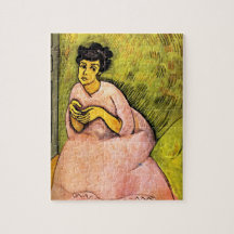 Vrouwen in roze (Elegant Lady) (Vrouw portret) Kun