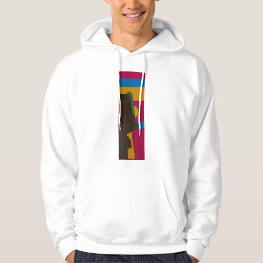 Vrouwen in roze hoodie (Voorkant)