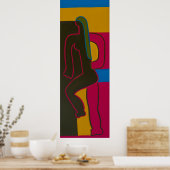 Vrouwen in roze poster (Keuken)