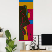 Vrouwen in roze poster (Thuiskantoor)