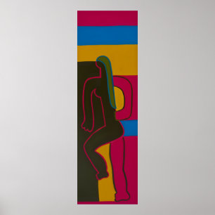 Vrouwen in roze poster