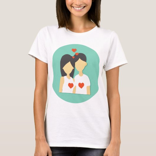 Vrouwen in shirt (Voorkant)