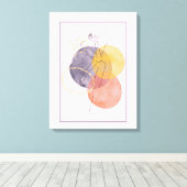 Vrouwen in silhouet canvas afdruk (Insitu (Houten vloer))