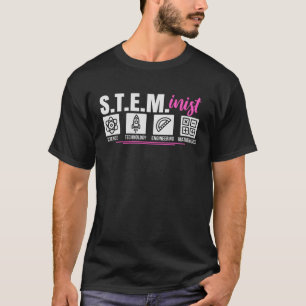 Vrouwen in STEM Fields Een stamwoordspeling voor f T-shirt