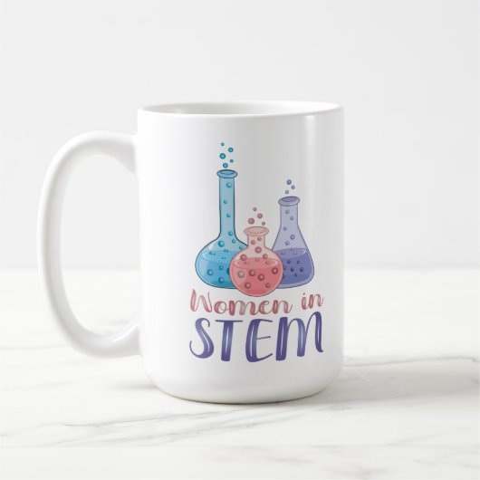 Vrouwen in STEM Koffiemok (Links)