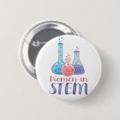 Vrouwen in STEM Ronde Button 5,7 Cm (Voorkant /achterkant)