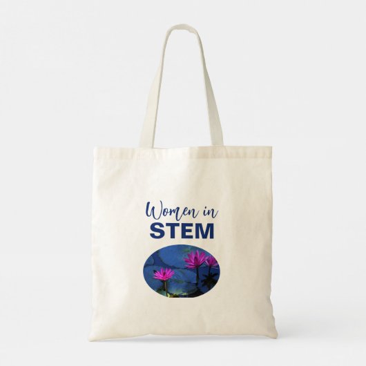Vrouwen in STEM Tote Bag (Achterkant)