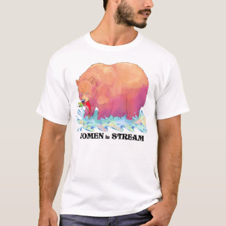 Vrouwen in Stream T-shirt