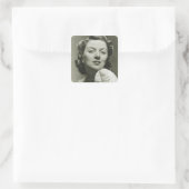 Vrouwen in Studio 2 Vierkante Sticker (Tas)