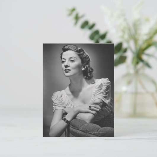 Vrouwen in Studio Posing Briefkaart (Staand voorkant)