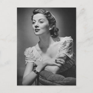 Vrouwen in Studio Posing Briefkaart