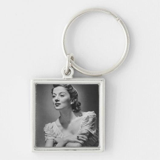 Vrouwen in Studio Posing Sleutelhanger (Voorkant)