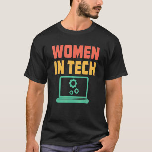 Vrouwen in technisch Vrouw Specialist voor technis T-shirt