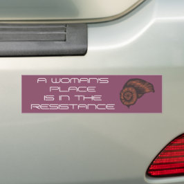 Vrouwen in Verzet Aangepaste Bumpersticker