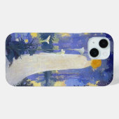 Vrouwen in wit met Calla-leugens Case-Mate iPhone Case (Achterkant (horizontaal))