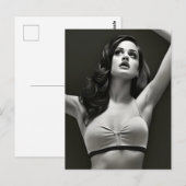 Vrouwen in zwart-wit briefkaart (Voorkant / Achterkant)