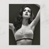 Vrouwen in zwart-wit briefkaart (Voorkant)