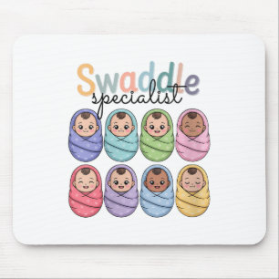 Vrouwen inbakeren specialist Schattigee arbeid en Muismat