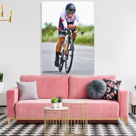 Vrouwen Individuele Tijdstudie nr. 5 Canvas Afdruk (Insitu (Woonkamer))